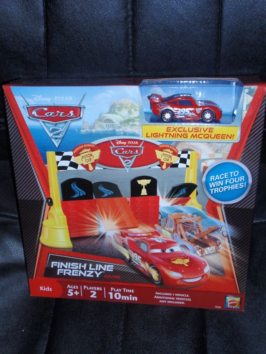 Disney Cars 2 FINISH LINE FRENZY Game Silver McQueen | eBay