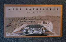 1997USA #3178 $3.00 Mars Pathfinder Souvenir Sheet - Rover Sojourner Mint *crisp