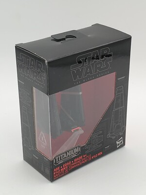 Star Wars 2015 Kylo Ren's Command Shuttle 03 Force Awakens Black Series Titanium
