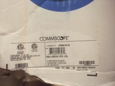  1,000 ft Commscope 7504 GREEN CPK 4766914/10 Ultramedia 7504 Etl Verified Cate