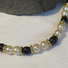Imitation Pearl Neclace Classic Formal Vintage Jewellery 26 In Choker Length Vgc