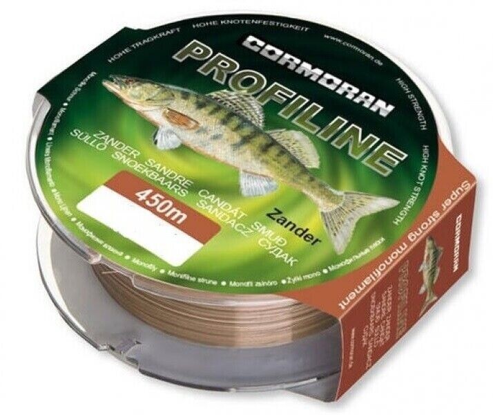 Cormoran Profiline Zander 450 м 0,22 мм / 4,4 кг Шнур-моношнур Hellbraun Zanderschnur