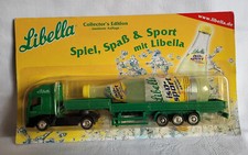 Werbetruck "LIBELLA ISO-SPORT" mit Flasche auf Anh&auml;nger, limitiert, NEU in OVP