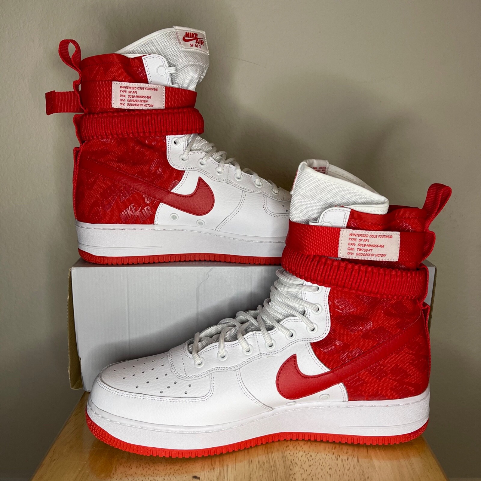 nike sf air force 1 red
