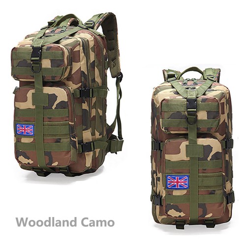 35L Outdoor Military Tactical Army Backpack Rucksack Camping Hiking Trekking Bag - Picture 16 of 20