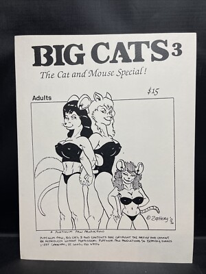 Big Cats Fantasy Feline Portfolio Vol.3 1996 Platinum Paw Production Zephery HTF