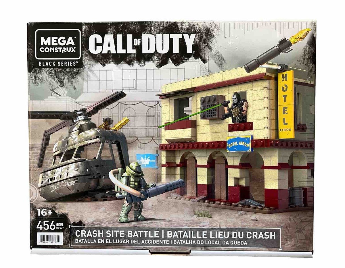 Mega Construx Call Of Duty Crash Site | Set Costruzione Mappa Multigiocatore Con 454 Pezzi
