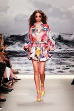 ZIMMERMANN WAVELENGHT LONG SLEEVE MINI DRESS SIZE AU 1 (US 4 -6)