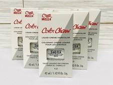 WELLA COLOR CHARM PERMANENT DYE LIQUID 5A/246 LIGHT ASH BROWN PACK OF 6