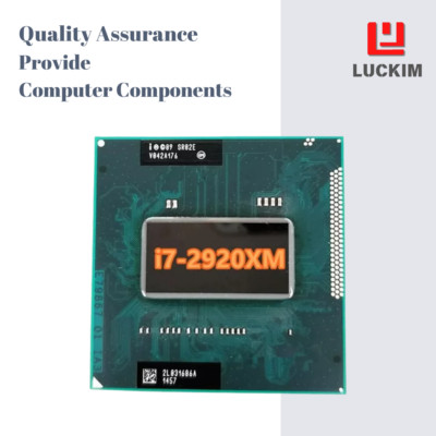 Intel Core i7-2920XM CPU - Socket PGA 988 4 Cores 8 Threads 2.5 GHz 8 MB L3 Cach