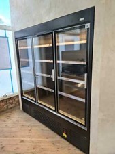 MULTIDECK MERCHANDISER GRAB AND GO WALL CABINET CHILLER 1.5M SLIDING DOORS NEW
