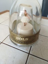 Vintage Bouteille Musicale Bols Ballerina Gold Or A1575 Boîte à Musique Danseuse