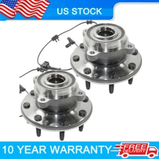 4WD Front Wheel Hub Bearing For Chevrolet Silverado Sierra 2500 HD Pair CA E19