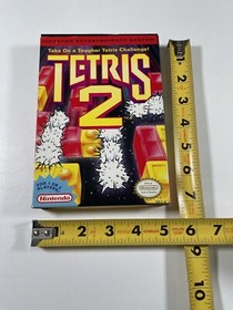 NES Tetris 2 Video Game In Box Manual 1993 Nintendo Collectible Vtg Preowned