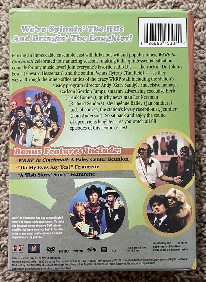 WKRP in Cincinnati The Complete TV Series 13-DVD Set Seasons 1-4+