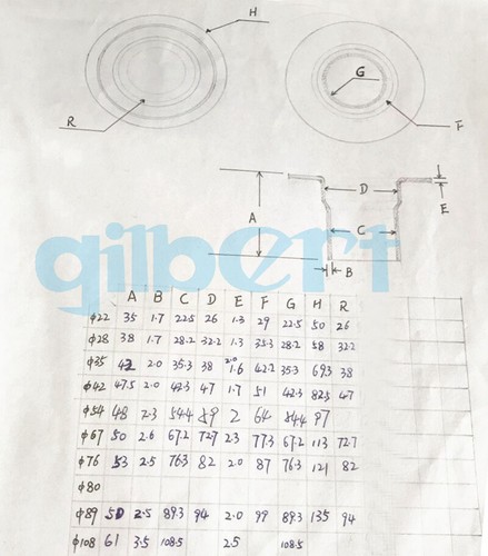 I.D 108mm End Feed Copper Liner Insert Flange Pipe Fitting For Air Condition - Picture 2 of 5