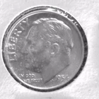 1954 D ROOSEVELT DIME 10 Cent 10C SILVER LOW TO MID MS GRADE KM# 195 EB#3041