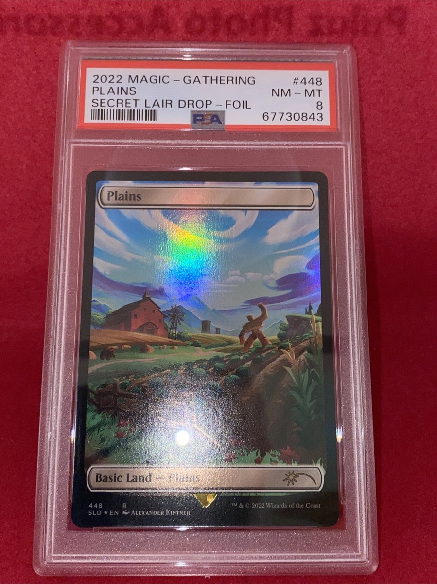 MTG Plains 448 (Foil) Secret Lair Fortnite PSA 8 NM-MT | eBay
