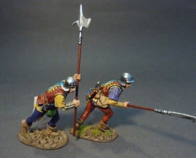John Jenkins - RYORK-09 Yorkist Billmen 2er Set Diecast Metall Figur