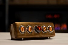 Nixie Tube Clock dekatron OG-4  table desk retro clock for bedroom