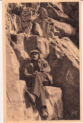 Antique postcards BRITAIN POINTE DU RAZ DE SEIN guide sarah bernhardt