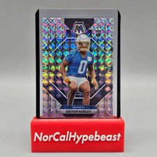 2023 Panini Mosaic Football Daiyan Henley RC #304 Silver Prizm Rookie