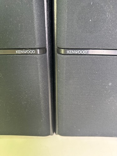 Kenwood LS-45 Speakers 8 Ohm 70 Watt 3 Way HiFi Tested Working Black - Foto 2 di 10