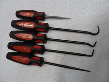 Craftsman Professional Pick And Hook Set Bonus Scratch Awl Made In Usa - 5 Pcs