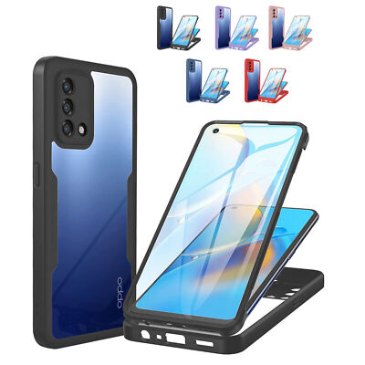 360° Grad Hülle für Oppo A74 4G Handyhülle vollschutz Integriertem Displayschutz