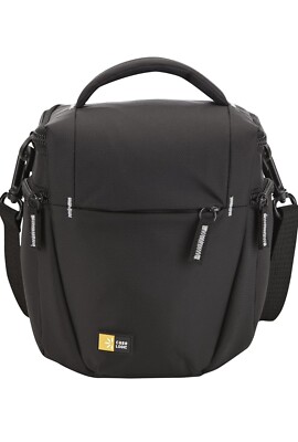 Case Logic TBC-406  Black Holster Camera Bag for DSLR w/ Strap & Belt Loop