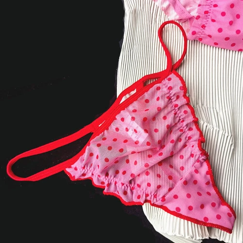 3 Pack Lot Sexy Womens See Through Sheer Panties Brief Thong Lingeries Underwear - Picture 2 of 13