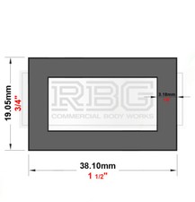 ALUMINIUM RECTANGULAR BOX SECTIONS Inch & Metric Various Sizes Free UK Delivery