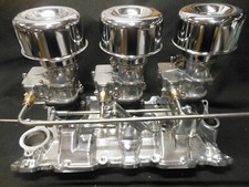 Vintage Speed Sb Chevy Tri Power 97 Carbs -linkage- Fuel Lines Hot Rod Vintage Speed Sb Chevy Tri Power 97 Carbs -linkage- Fuel Lines Hot Rod