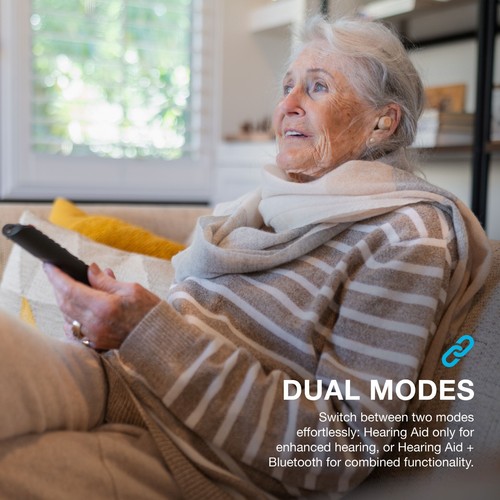 Hearing Aids JLab Hear OTC & Bluetooth Earbuds, 4 Presets Modes, Rechargeable - Picture 13 of 29
