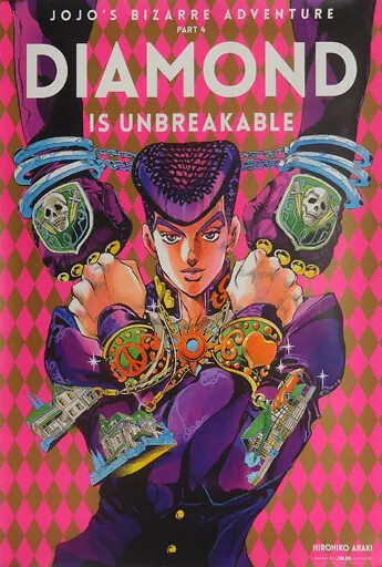 Poster Anime B2 A. Josuke Higashikata Jojo'S Bizarre Adventure