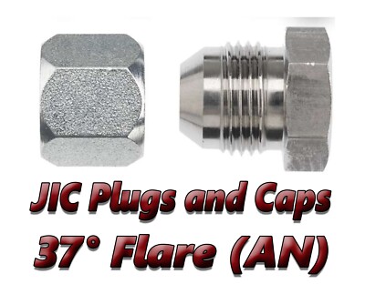-10 (5/8) JIC Plugs and Caps, 6 each