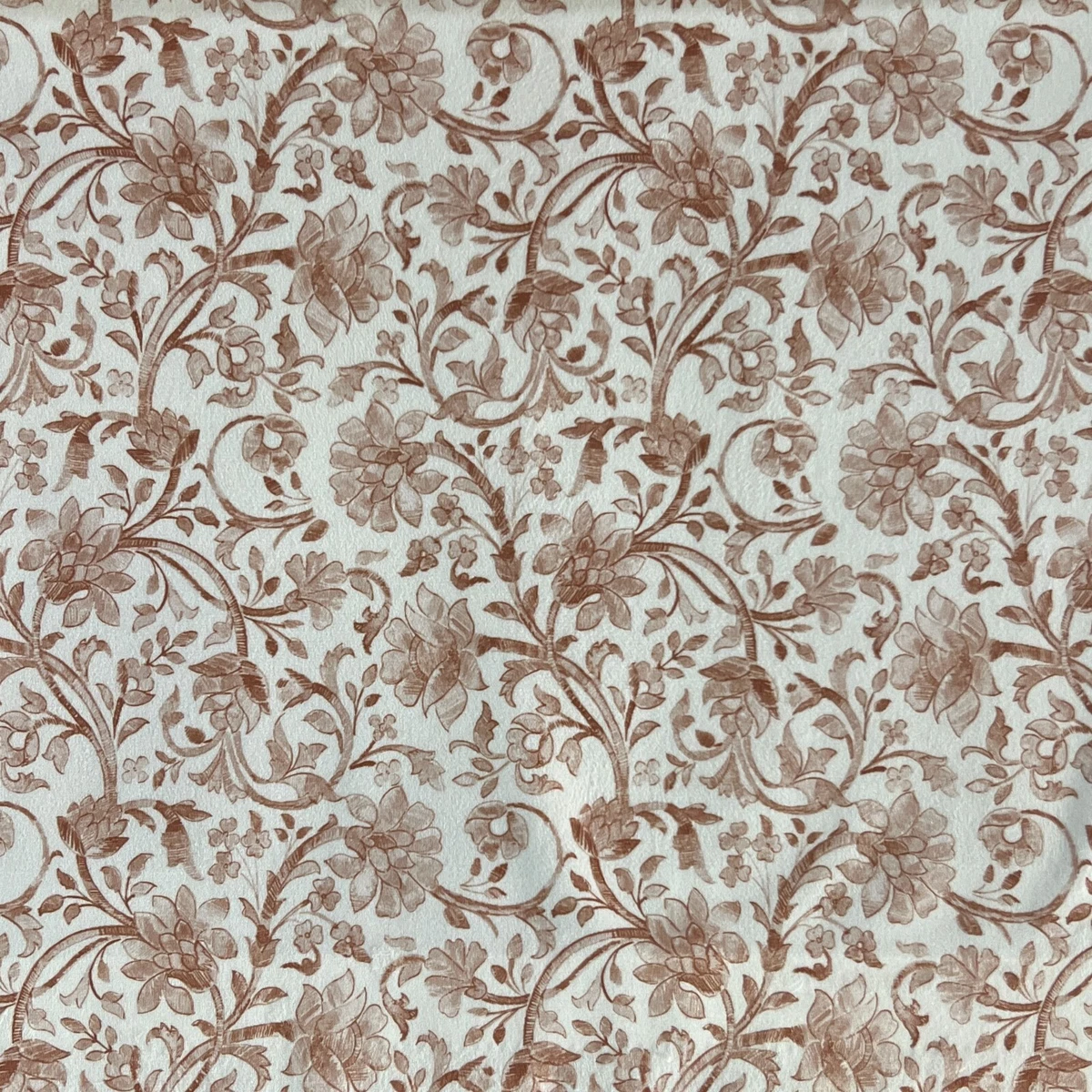 Vintage Floral Print Fabric, 140cm Wide, Upholstery Window Craft, Sold by Yard
