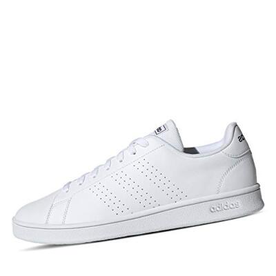 adidas Advantage Base  Men's Tennis Shoe  Ftwr White Ftwr White Trace Blue F17