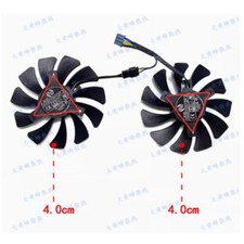 1Pair Graphics Card Fan For MSI RTX2060 GTX1660 1660ti XY-D09010SH Parts