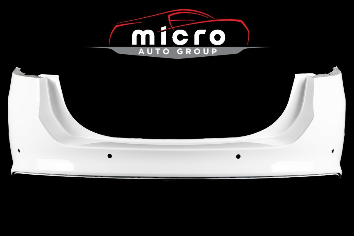 2013-2018 FORD FUSION REAR BUMPER OEM W/SEN OXFORD WHITE