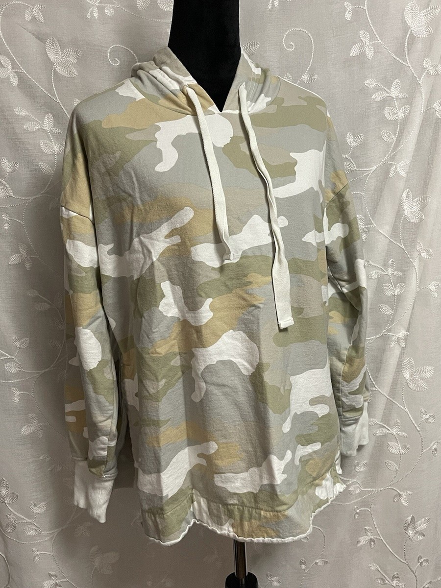 Aerie Camouflage Hoodie Oversized Long Sleeve Sweatshirt Sz small