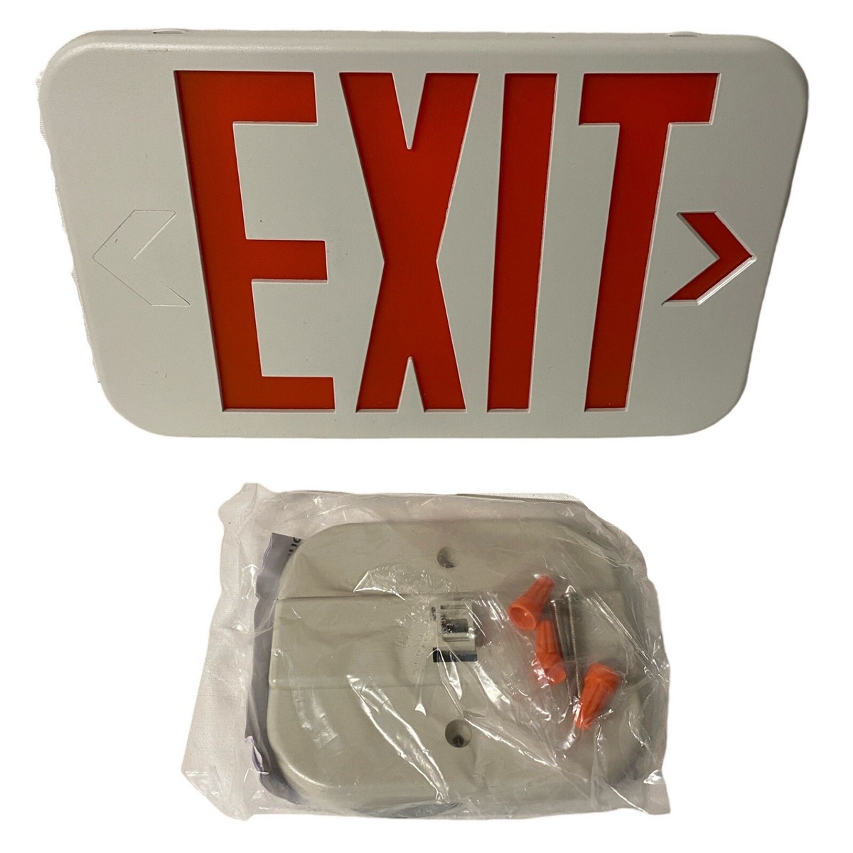 Exit Sign Replacement Parts Front Red Emergency Color Screen And
