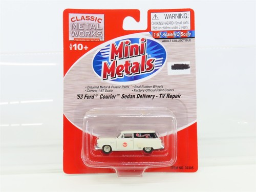 HO Scale CMW Mini Metals 30305 '53 Ford Courier Sedan Delivery - TV Repair