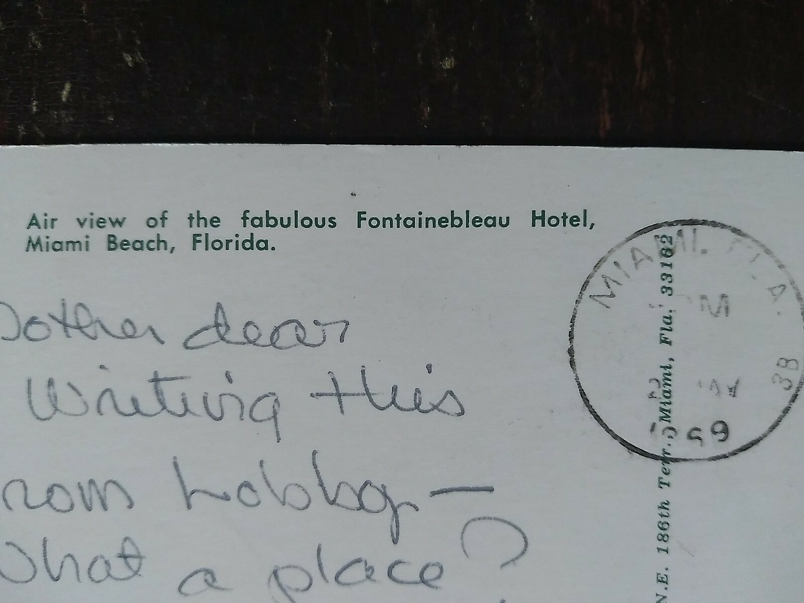 Fontainebleau Hotel, Miami Beach, FL - 1969, Rough Edges | eBay