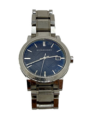 Burberry BU9001 Armbanduhr Herren Uhr Datum Quartz Stahl Armband Top Qualität