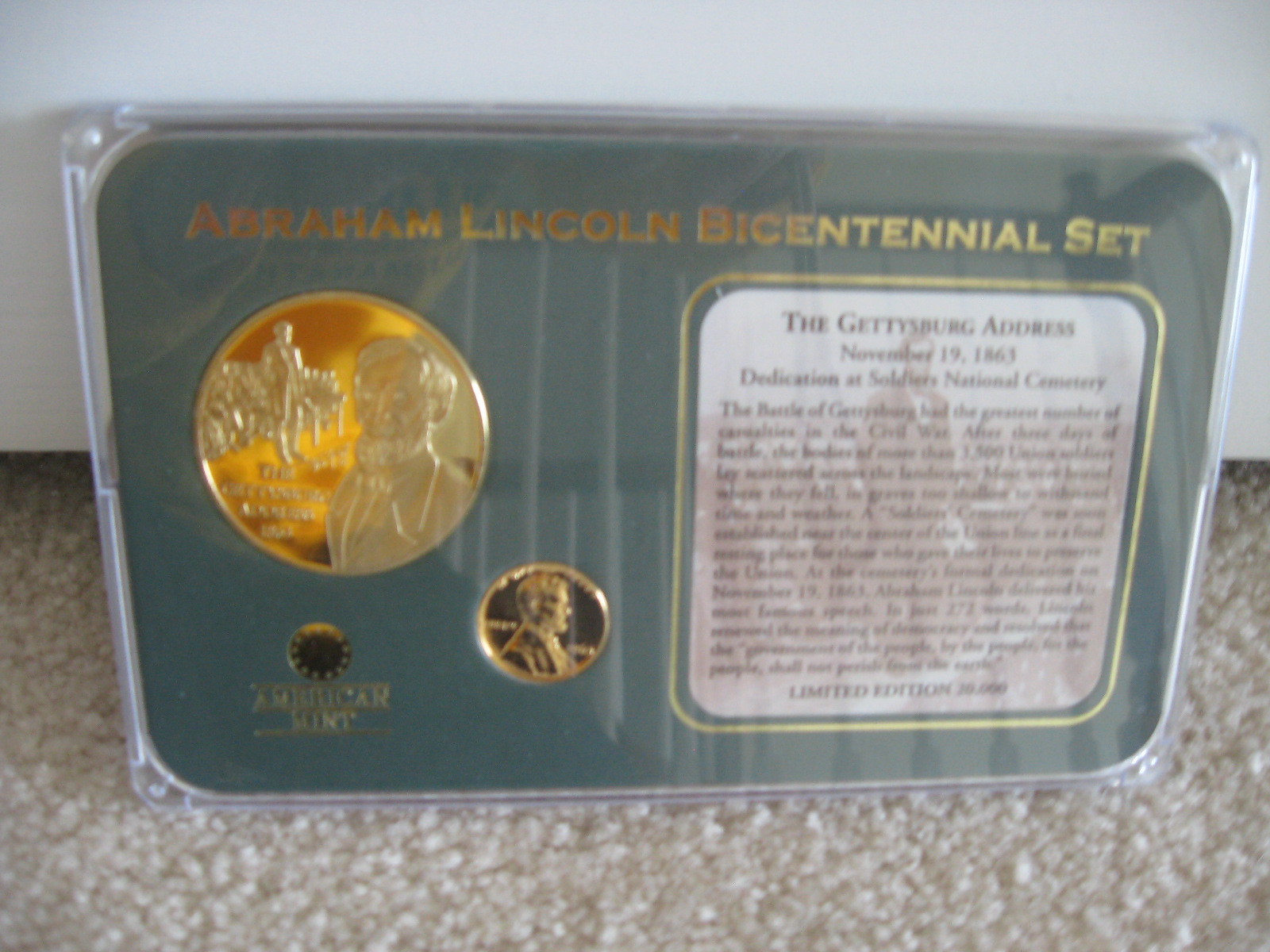 American Mint Limited Edition Abraham Lincoln Bicentennial Set 2009 | eBay