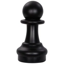 MegaChess 9 Inch Dark Plastic Pawn Giant Chess Piece