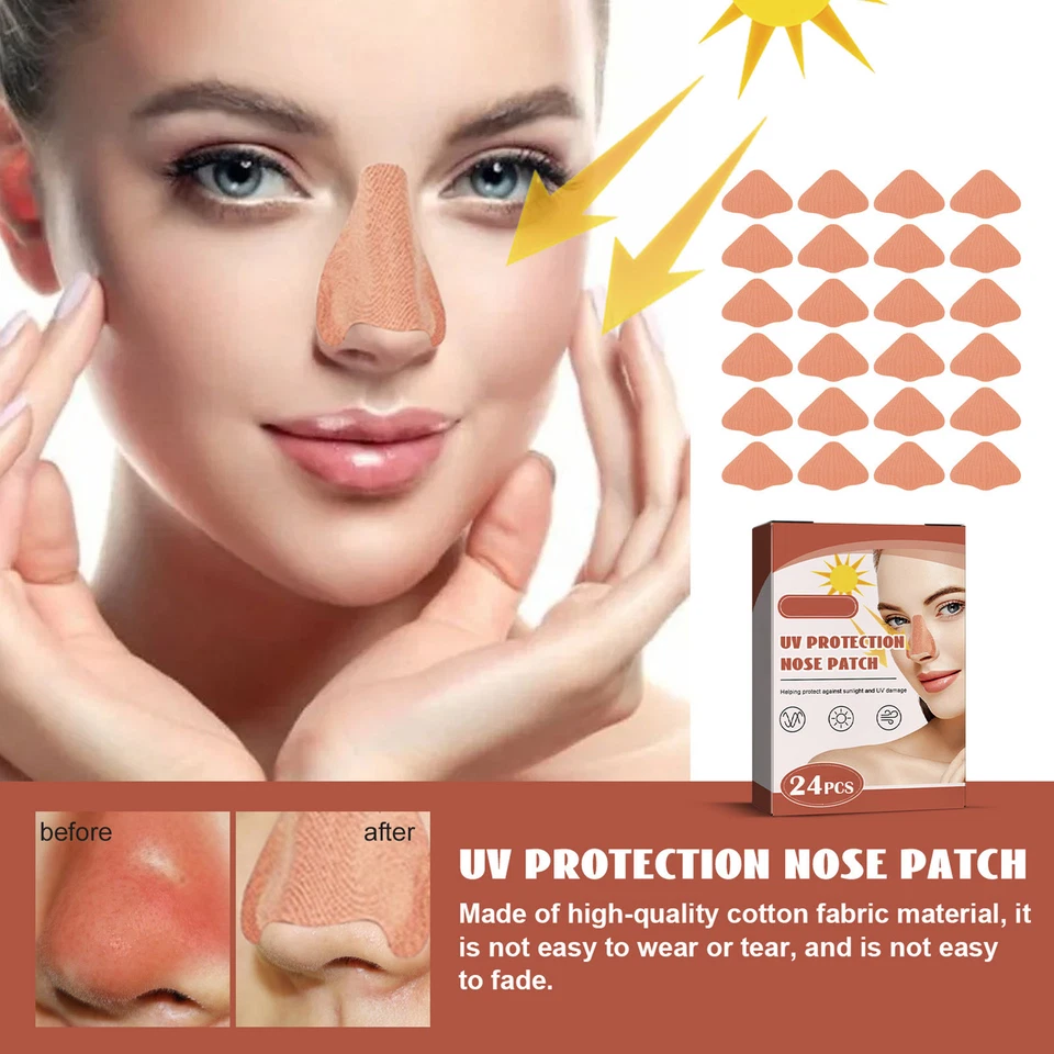 24Pcs Sun Nose Guard Sun Protection Nose Patch UV Nose Sun Protection Nose - image 4 of 4
