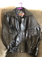 sergio benini classic leather jacket