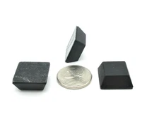 3/4" Sq Rubber Feet for Vintage TI-99, 994 & 994A Computers  5/16" H    8 pack